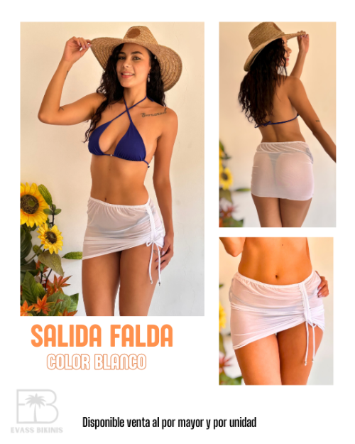 falda blanca